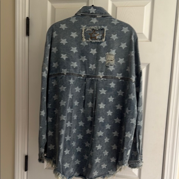POL Star Pattern Denim Jacket - Picture 4 of 5